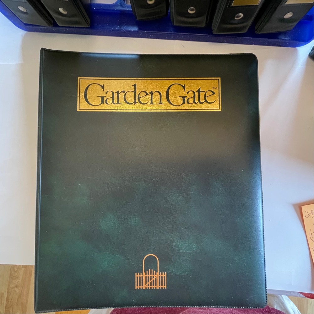 Garden Gate Magazine Binder 1997 Issues 13-18 Green Gardening Design Guide